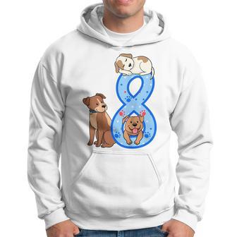 Kinder 8 Geburtstag Junge Hunde Outfit 8 Jahre Alt Welpe Kapuzenpullover - Geschenkecke