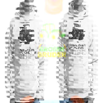 Kinder Ich Werde Großer Bruder 2025 Traktor Farmer Bauernhof Kapuzenpullover - Geschenkecke