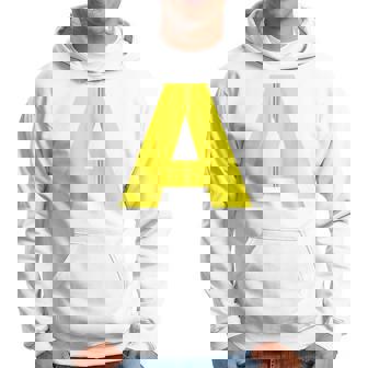 Letter A Yellow Chipmunk Costume Groups Carnival A Hooded Jacket Red Kapuzenpullover - Geschenkecke