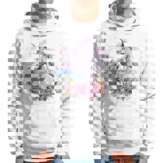 Licorne Colorée Graphique Abstrait Nature Licorne Sweat à capuche - Cadeauxyz