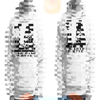 Los Angeles La California Souvenirs Co Gris Classique Homme S Sweat à capuche - Cadeauxyz