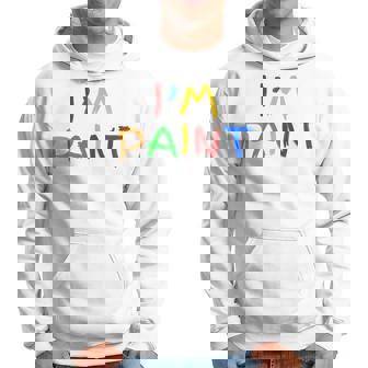I Love To Finger Paint Finger Painting Finger Paints I'm Paint Kapuzenpullover - Geschenkecke