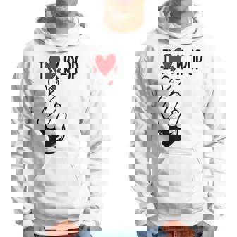 I Love K-Pop Fan Finger Corazón Música Coreana Kpop Merch Sudadera - Regaloses