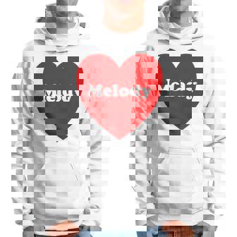 I Love Melody Heart Cute Melody Nombre Sudadera - Regaloses