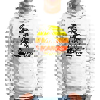 Maui Hawaii Sunset Palmeras Retro Sudadera - Regaloses