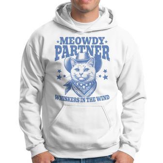 Meowdy Partner Cowboy Catintage Cat Kapuzenpullover - Geschenkecke