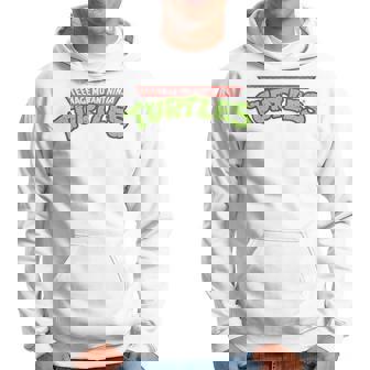 Nage Mutant Ninja Turtles Retro Logo Blue Kapuzenpullover - Geschenkecke