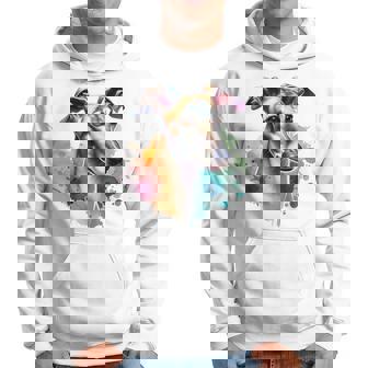 Obra De Arte De Acuarela De Perro Galgo Sudadera - Regaloses