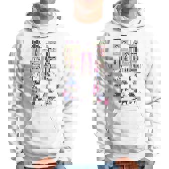 Paris France Fashion Shopping Retro Travel Souvenir Kapuzenpullover - Seseable