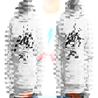 Paris France Flag With Eiffel Tower Paris Sketch Sudadera - Regaloses