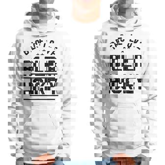 Peace Love Roller Hockeyintage Roller Hockey Player Sweat à capuche - Cadeauxyz