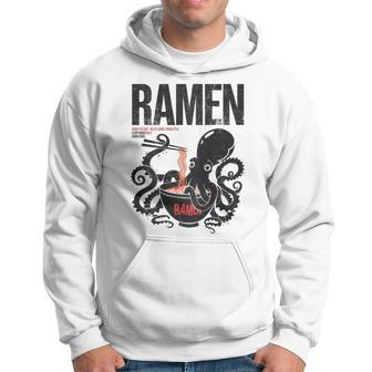 Ramen Anime Manga Kawaii Otaku Fashion Backprint Streetwear Gray Kapuzenpullover - Geschenkecke