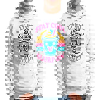 Restez Cool Slurp On Frozen Ice Drink Parodie Sweat à capuche - Cadeauxyz