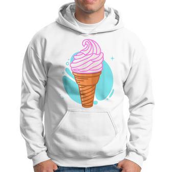 Soft Ice Cream In The Waffle Summer Ice Cream S Kapuzenpullover - Geschenkecke