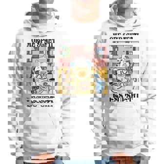 More Spaghetti Less Regretti Cat Eats Spaghetti Meme Kapuzenpullover - Geschenkecke