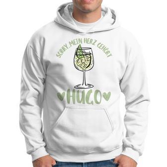 Summer Mein Herz Gehört Hugo Spritz Sekt Elderblüte Wein Gray Kapuzenpullover - Geschenkecke