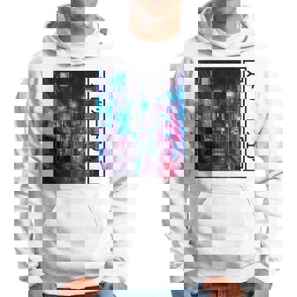 Synthwave City Tokyo Japanaporwave Esthétique Japonais Sweat à capuche - Cadeauxyz