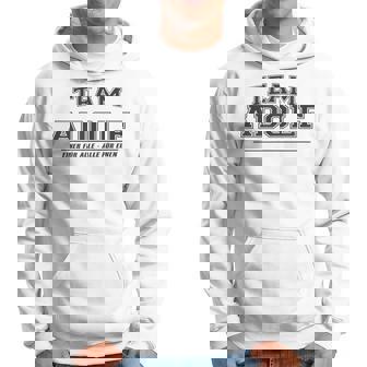 Team Adolf Famille Fière Cadeau Nom De Famille Sweat à capuche - Cadeauxyz