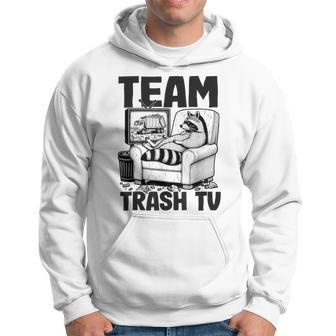 Team Trash Tv Raccoon Gray Kapuzenpullover - Geschenkecke