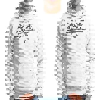 Vintage Ak-47 Rifle Envejecido Sudadera - Regaloses