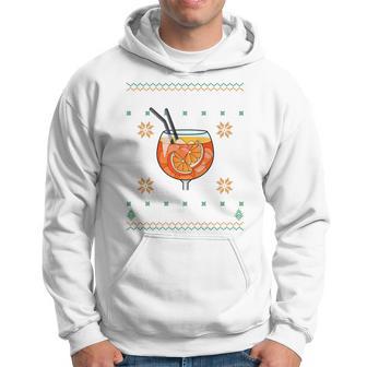 They See Me Aperollin' X Merry Spritzmas Xmas Christmas Long-Sleeved Kapuzenpullover - Geschenkecke