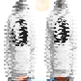 Yin Yang Chat Cadeau Asiatique Oriental Chinois Yin Yang Amateur De Chat Sweat à capuche - Cadeauxyz