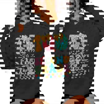 100 Days Of Second Grade 100Th Day Of School 2Nd Grade Women Hoodie | Seseable FR