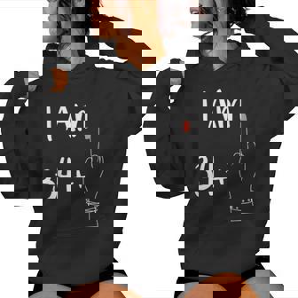 I Am 34 Plus 1 Majeur Pour Une 35Ème De 35 Ans Sweat à capuche femme - Cadeauxyz