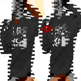 I Am 39 Plus 1 Middle Finger 40Th Birthday Neck T Kapuzenpullover für Damen - Geschenkecke