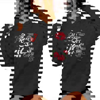 I Am 44 Plus 1 Middle Finger Skull 45th Birthday Women Women's Hoodie - Monsterry