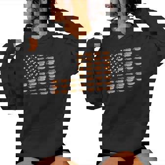 4th Of July Hot Dog USA Flag Men Women Women's Hoodie - Monsterry