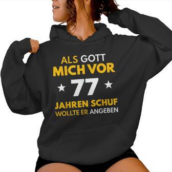 77Th Birthday Man Woman 77 Years 1946 Decorative Kapuzenpullover für Damen - Geschenkecke