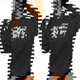 8647 Sarcastic Retro Vintage 80S Style 86 47 Rock 8647 Women Hoodie | Mazezy