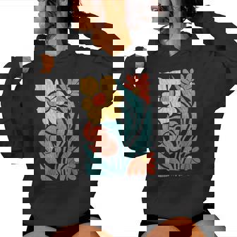 8647 Subtle Anti Trump Floral Boho Women Hoodie - Thegiftio
