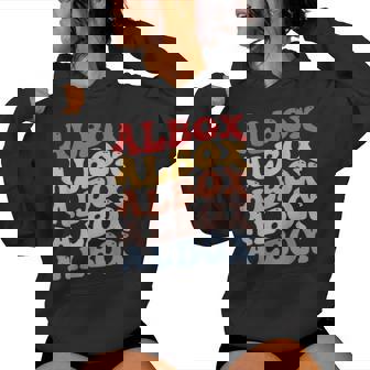 Albox City Groovy Retro Sudadera con capucha para mujer - Regaloses