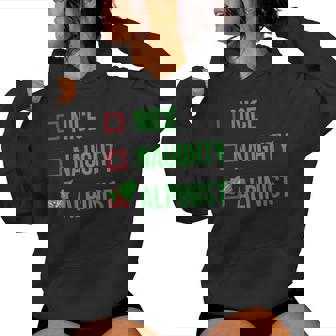 Alpinist Pajama Christmas Women's Hoodie - Monsterry