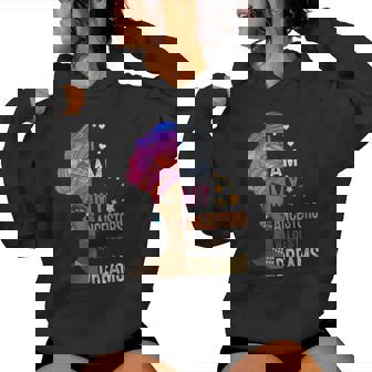 I Am My Ancestors Wildest Dreams Juneteenth Afro Girl Women's Hoodie - Monsterry