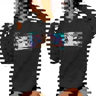 Anime Girl Eyes Japan Culture Art Japanese Aesthetic Women's Hoodie - Monsterry