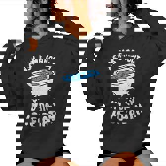 Ask Me About My Daily Ice Bath Cold Plunge Men Women Women's Hoodie - Monsterry