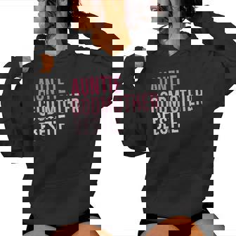 Auntie Godmother Bestie Aunt God Mother Bestie Women Hoodie | Mazezy