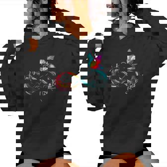 Autism Red Instead Infinity Symbol Autistic Acceptance Women Women Hoodie - Thegiftio UK