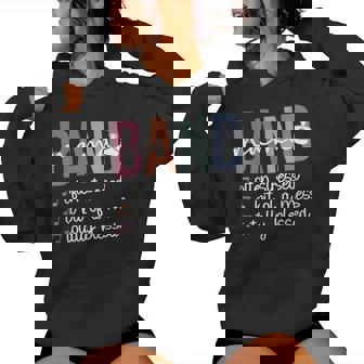 Band Mama Marching Band Mom Marching Band Mother Women Hoodie - Thegiftio