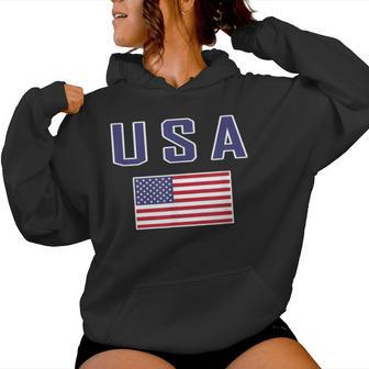 Bandera Americana Cool Patriotic Usa Banderas Hombres Es Sudadera con capucha para mujer - Regaloses