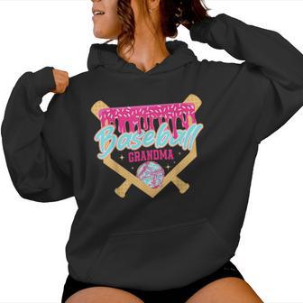 Baseball Grandma Drip Ice Cream Baseball Season Mother's Day Women Hoodie - Thegiftio UK