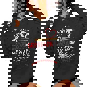 Baseball Grandmother On Mother's Day Grandma Life Baseball Grandma Of A Baseball Player Grandma Women Hoodie | Seseable UK