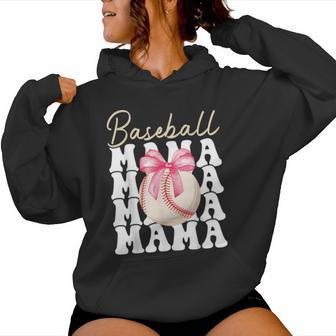 Baseball Mama Mother's Day Baseball Mom Women Hoodie - Thegiftio UK