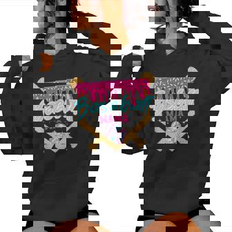 Baseball Mom Drip Ice Cream Baseball Mama Mother's Day Women Hoodie - Seseable