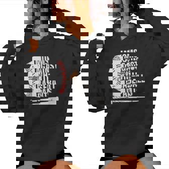 Baseball Mom Moms Against White Baseball Pants Womens Women Hoodie - Thegiftio UK