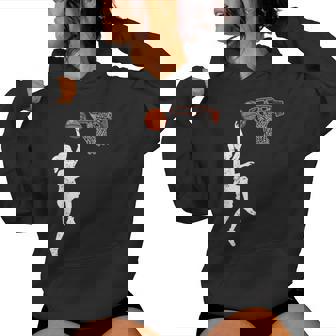 Basketball Girl Woman Women Hoodie - Seseable
