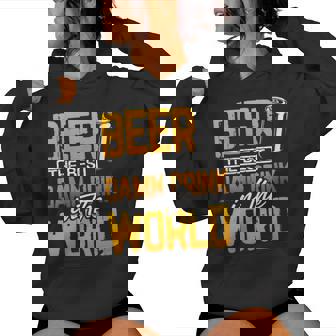Beer The Best Damn Drink In The World Sweat à capuche femme - Cadeauxyz